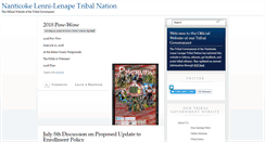 Desktop Screenshot of nanticoke-lenapetribalnation.org